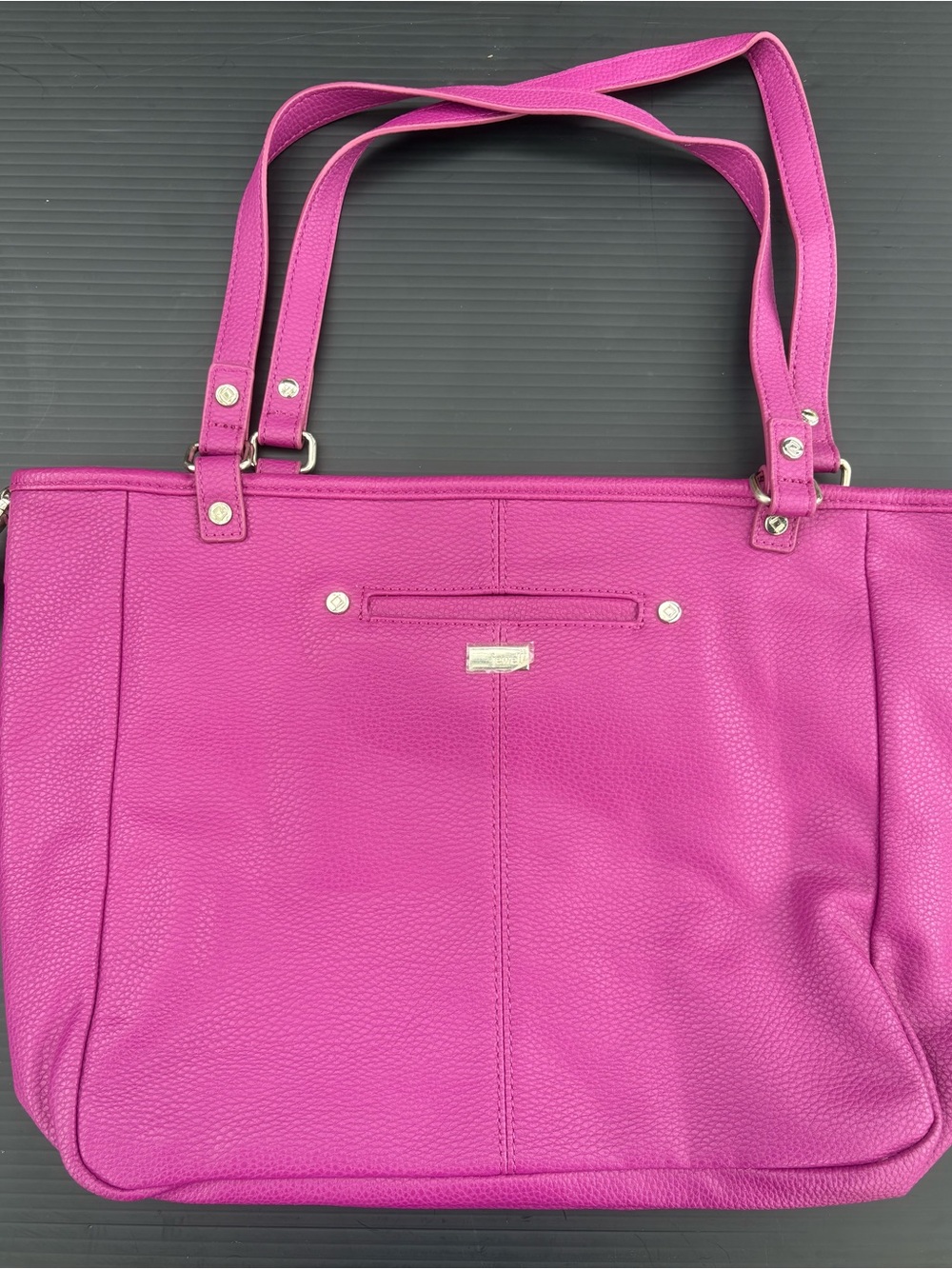 Thirty One Jewell Townsfair Raspberry Tote
